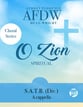 O Zion SATB choral sheet music cover